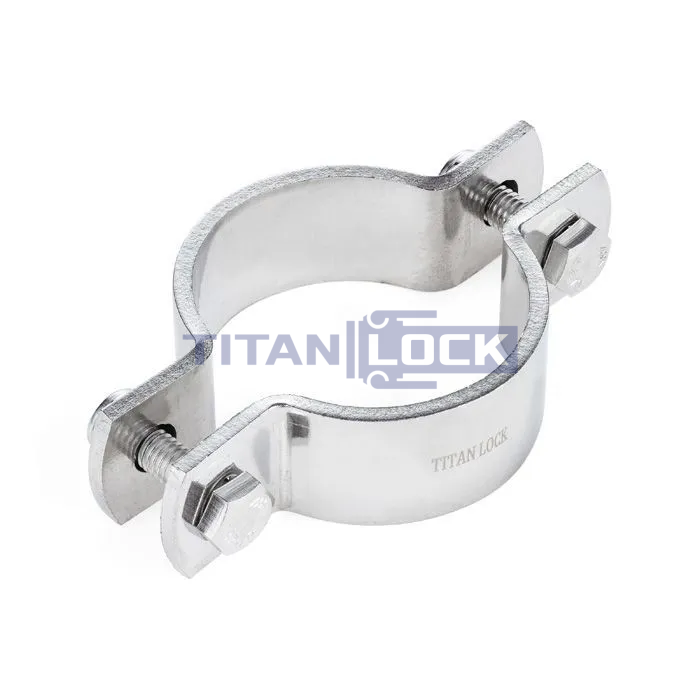 Хомут трубный без ножки DN80 (85 мм), нерж. 304, TL080FPS TITAN LOCK