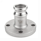 Камлок алюминиевый тип FA, ниппель с фланцем 3/4", TL75FAAL TITAN LOCK