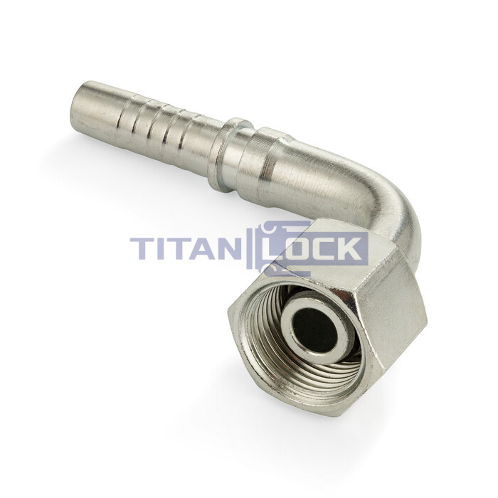 Фитинг DN 10 DKOL (Г) M22X1.5 (90), TL-DKOL10F22X1.5-90 TITAN LOCK