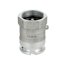 Соединение ZEVS ("сухой" разъем) ниппель, 3in, BSP, материал алюм. TLDDA300-AL TITAN LOCK