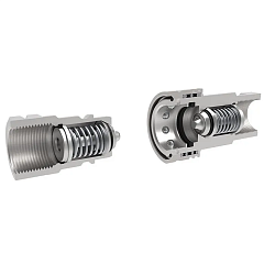 БРС серия B, ISO 7241-B, розетка, нерж. сталь 304, 1,5in TL12BF-S TITAN LOCK