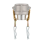 Камлок алюминиевый тип B серия "EcoLine" розетка, наруж. резьба BSP 1 1/4", TL125BAL-EL TITAN LOCK