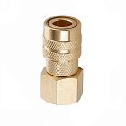 1/4in, БРС серия D, ISO 6150 B, розетка, внутр.резьба, латунь TL2DF-B TITAN LOCK