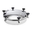 Люк круглый под давление нержавеющий DN500, пласт.ручки, TLTK500SHP TITAN LOCK