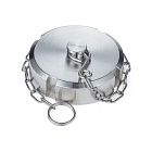 Молочная гайка глухая с цепочкой SMS 1 1/4" нерж. 304 TL1.1/4NBCHS-S TITAN LOCK