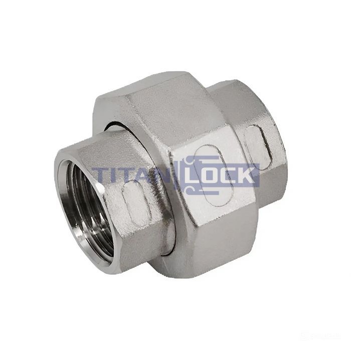 Американка конусная нержавеющая (AISI304) 1", ВР/ВР TL100UFFC TITAN LOCK