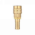 БРС серия D, ISO 6150 B, розетка, хвост под рукав, латунь, 1/4in TL2DFH-B TITAN LOCK