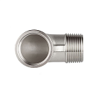 Отвод 90° нержавеющий (уголок) НР/ВР, 1" AISI304 TL100ELMF TITAN LOCK