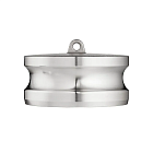 Камлок нержавеющий тип DР, заглушка для розетки 4", AISI304, TL400DPSS TITAN LOCK