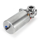 Затвор дисковый с пневмоприводом нерж. 304 DN32, тип clamp-clamp, DIN TLSD32CLS-P TITAN LOCK