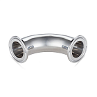 Отвод под Clamp 90 градусов, DN 25, нерж. сталь 316, TLCB25/90SS TITAN LOCK