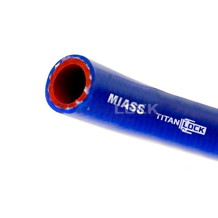 Шланг силиконовый армированный синий "MIASS", вн.диам. 27 мм., TL027MS TITAN LOCK