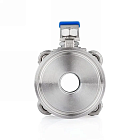 Трехсоставной шаровый кран из нержавеющей стали (AISI 304) типа "clamp-clamp", 5", TL500TPBVSS-CL TITAN LOCK