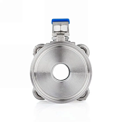 Трехсоставной шаровый кран из нержавеющей стали (AISI 304) типа "clamp-clamp", 1 1/2", TL150TPBVSS-CL TITAN LOCK