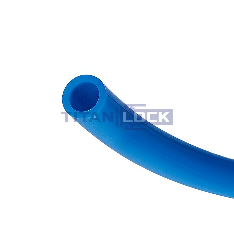 4Полиуретановая пневматическая трубка, синяя, наруж.диам. 10 мм (вн.диам. 7 мм), TLP-TPU10/7 TITAN LOCK