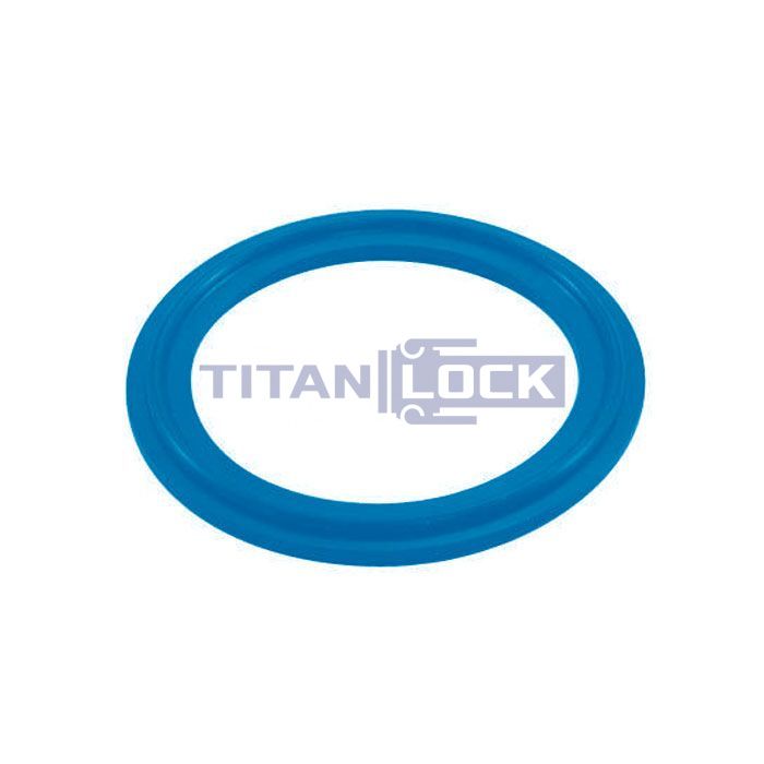 Уплотнение CLAMP DN150 силикон (синий), DIN TL150SIL-C TITAN LOCK