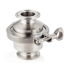 Обратный клапан нержавеющий (AISI304) DN65, типа clamp-clamp TLCV065CLS TITAN LOCK