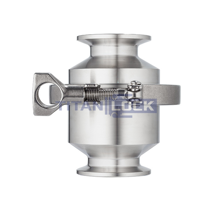 Обратный клапан нержавеющий (AISI304) DN40, типа clamp-clamp TLCV040CLS TITAN LOCK