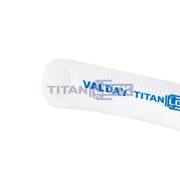 Силиконовый пищевой рукав "VALDAY" армированный нитью, -50 +200 C, вн.диам. 16 мм, TL016VD TITAN LOCK
