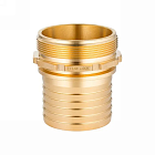 4in, штуцер с наружной резьбой под рукав, латунь, TLSM100BR TITAN LOCK