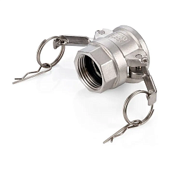 Камлок нержавеющий тип D розетка, внутр. резьба BSP 1/2", AISI304, TL50DSS TITAN LOCK