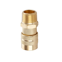 БРС серия D, ISO 6150 B, розетка, нар.резьба, латунь, 1/4in TL2DFS-B TITAN LOCK