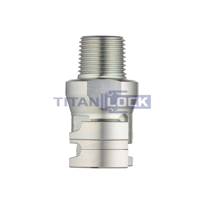 БРС серия P (Thor), ниппель с наруж. резьбой NPT (P4M8), 1 in TLPPM8 TITAN LOCK