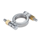 Хомут CLAMP двухболтовый усиленный DN32 нерж.304, DIN TL32CLCR TITAN LOCK