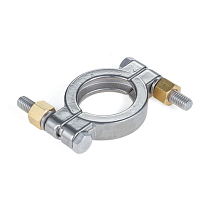 Хомут CLAMP двухболтовый усиленный DN65 нерж.304, DIN TL65CLCR TITAN LOCK