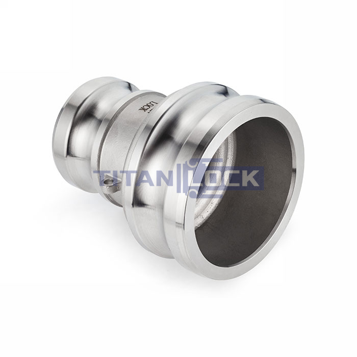 Камлок типа AA (переходник ниппель 3" х ниппель 2"), нерж. 316, TL3020AASS TITAN LOCK