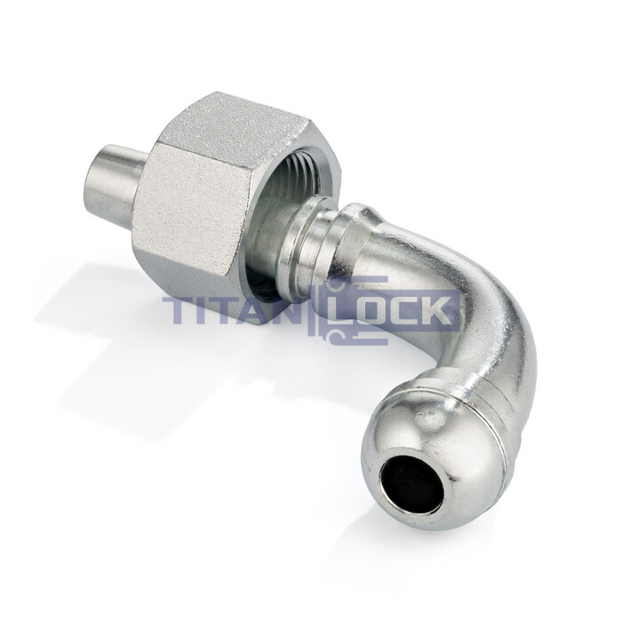 Фитинг DN 16 BSP (Г) 3/4" (90), TL-BSP16F3/4-90 TITAN LOCK