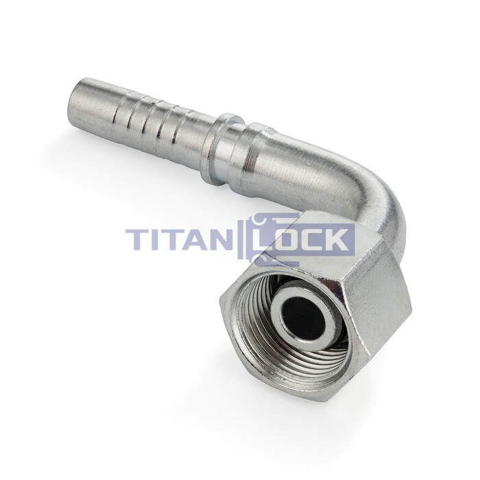Фитинг DN 10 DKOS (Г) M20x1.5 (90), TL-DKOS10F20X1.5-90 TITAN LOCK