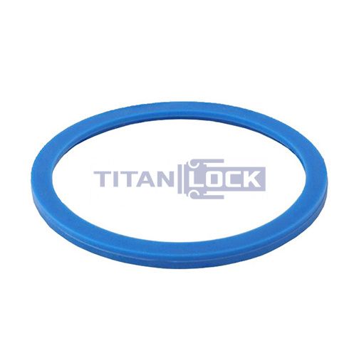 Уплотнение для молочных муфт DIN 11851 DN50 силикон (синий) TL50SIL-D TITAN LOCK