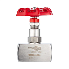 Кран игольчатый нержавеющий ВР-ВР, DN25 TL25NVS TITAN LOCK