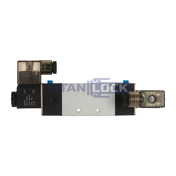 Пневмораспределитель электромагнитный 4V, серия 300, 2 канала, 10 мм, DC24V, TL4V320-10DC24V TITAN LOCK