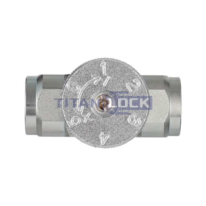 Гидравлический дроссель двунаправленный, 1/4", BP/BP, сталь, TL2WHT1/4FF TITAN LOCK