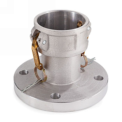 Камлок алюминиевый тип FC, розетка с фланцем 3", TL300FCAL TITAN LOCK