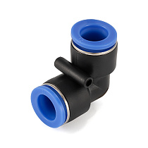 Фитинг цанговый угловой, 12 мм, пластик, тип PUL, TLP-PUL12 TITAN LOCK