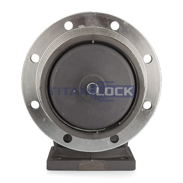 Пневматический донный клапан, квадратный фланец, алюминий, 4in, TL400PBV-S TITAN LOCK