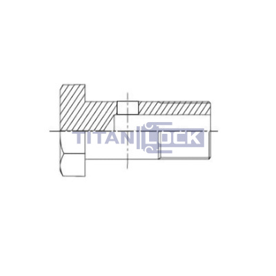 Болт BANJO G3/4", TL-B-BANJO3/4 TITAN LOCK