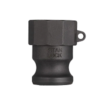 Камлок полипропиленовый тип А ниппель, внутр. резьба BSP 1", TL100APP TITAN LOCK