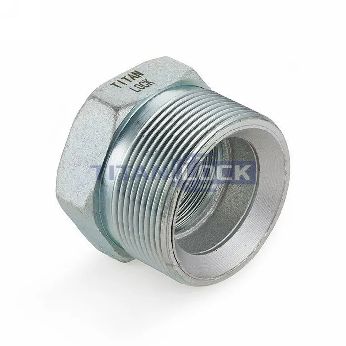 Переходник для парового соединения "GEFEST", ВР/НР, 1.1/2" NPT x Wing nut (оцинк. сталь), TLGFR1.1/2 (GB23) TITAN LOCK