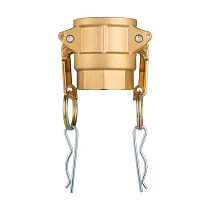 Камлок латунный тип D розетка, внутр. резьба BSP 2 1/2", TL250DBR TITAN LOCK