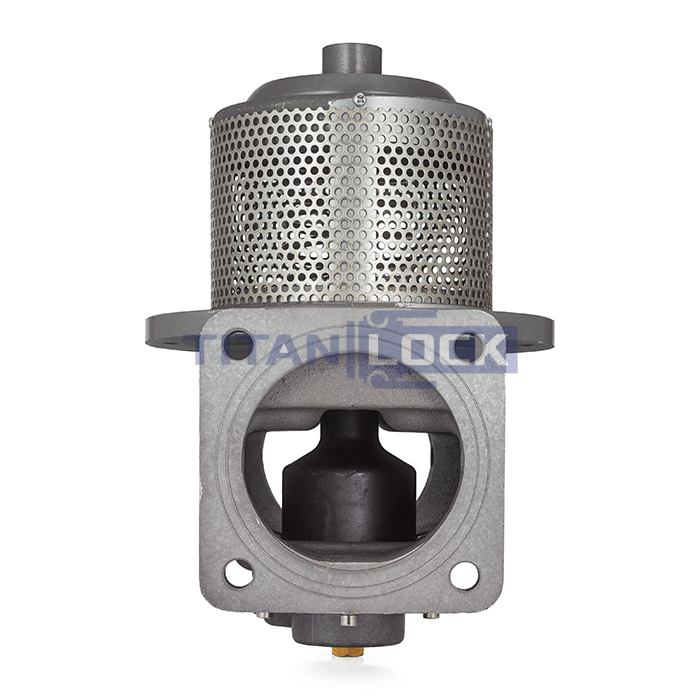Пневматический донный клапан, Т-образный, алюминий, 4in, TL400PBV-T TITAN LOCK