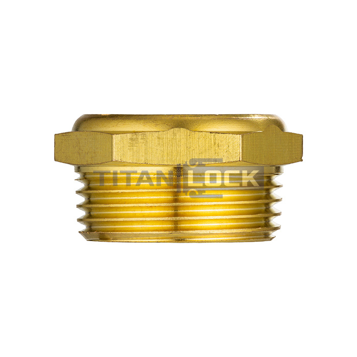 Пневмоглушитель, наруж.резьба 3/8", латунь, тип BSLM, TLP-BSLM-03 TITAN LOCK