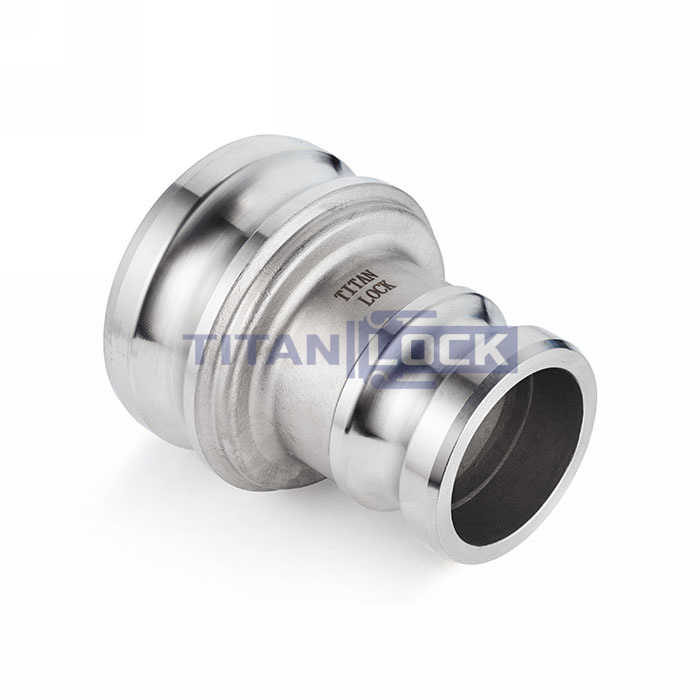 Камлок типа AA (переходник ниппель 3" х ниппель 2"), нерж. 316, TL3020AASS TITAN LOCK