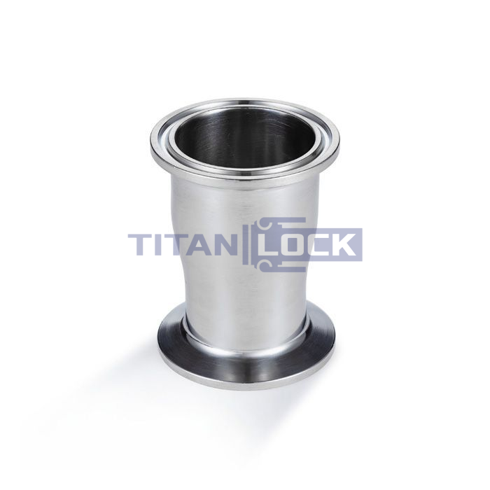 Переходник концентрический Clamp, DN 40 x DN 32, нерж. сталь 316, TLCR40-32SS TITAN LOCK