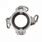 Камлок нержавеющий тип DD (переходник розетка 3" х розетка 3"), AISI316, TL300DDSS TITAN LOCK