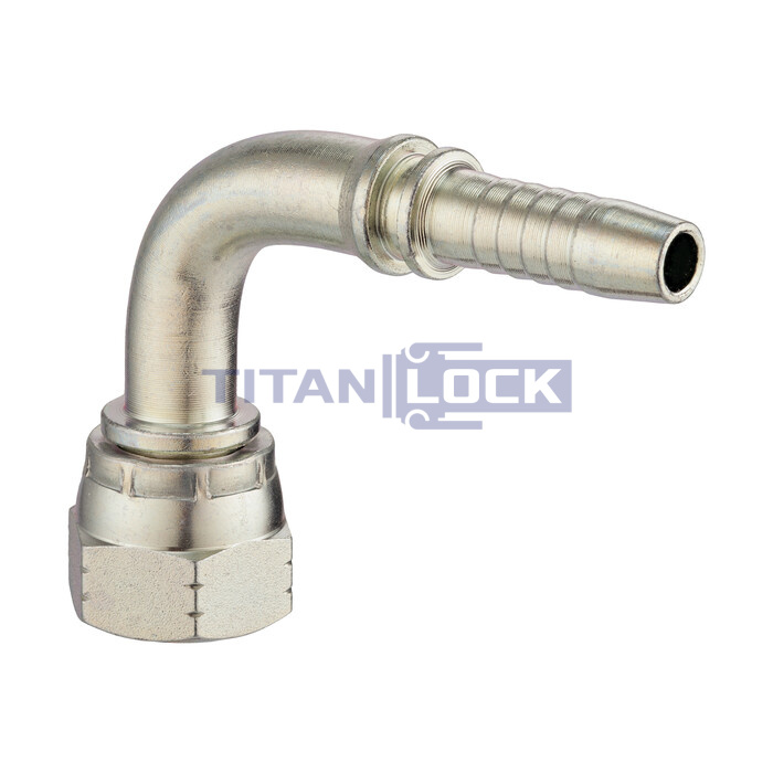 Фитинг DN 06 JIC (Г) 9/16" (90), TL-JIC06F9/16-90 TITAN LOCK