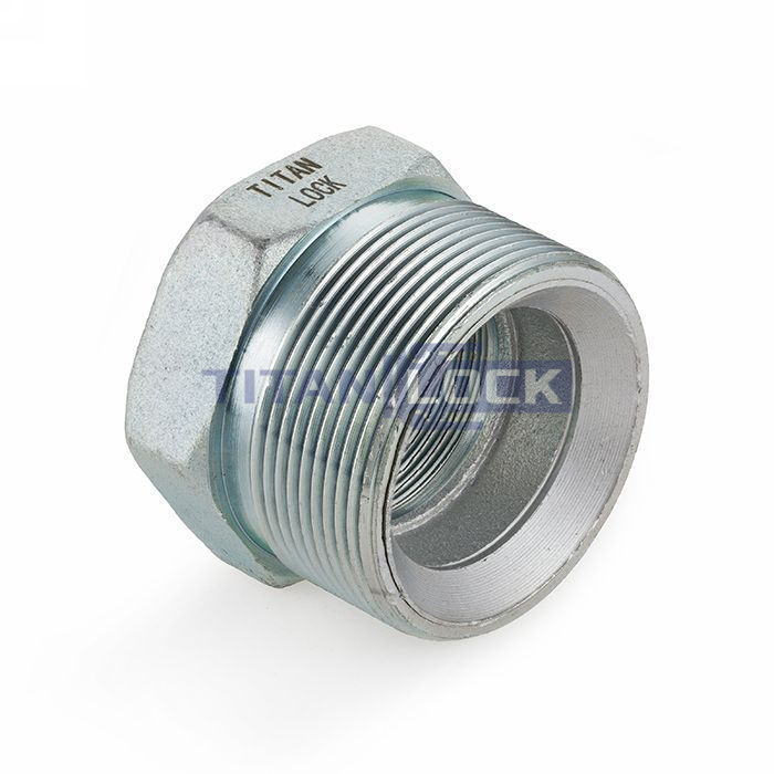 Переходник для парового соединения "GEFEST", ВР/НР, 1/2" NPT x Wing nut (оцинк. сталь), TLGFR1/2 (GB3) TITAN LOCK
